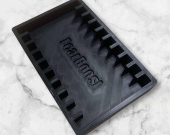 PSA Slab Display Stand – Holds up to 10 Slabs – 3D Printed PLA+ – Optional Anti-Slip Feet – TCG Graded Card Holder