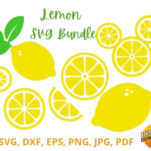 lemon svg bundle, Lemon svg, lemon clipart, lemon silhouette, lemon graphics, lemon cricut, lemonade svg, lemon print, lemon png, dxf, eps