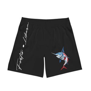 Beach Shorts  Fishing  American Flag Parabellum Swimwear , Beach Pool, Independence Day, Gifts