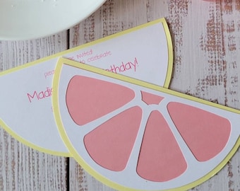 Pink Lemonade Invitation | Bridal Shower | Baby Shower | Birthday | Sample | Set of 10, 15 or 25