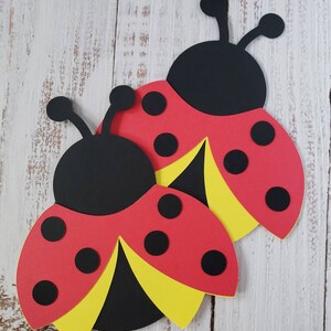 Ladybug Party Invitation | Die Cut | Birthday | Baby Shower | Sample | Sets of 10, 15 & 25