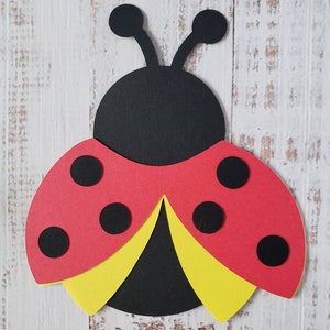 Ladybug Party Invitation | Die Cut | Birthday | Baby Shower | Sample | Sets of 10, 15 & 25