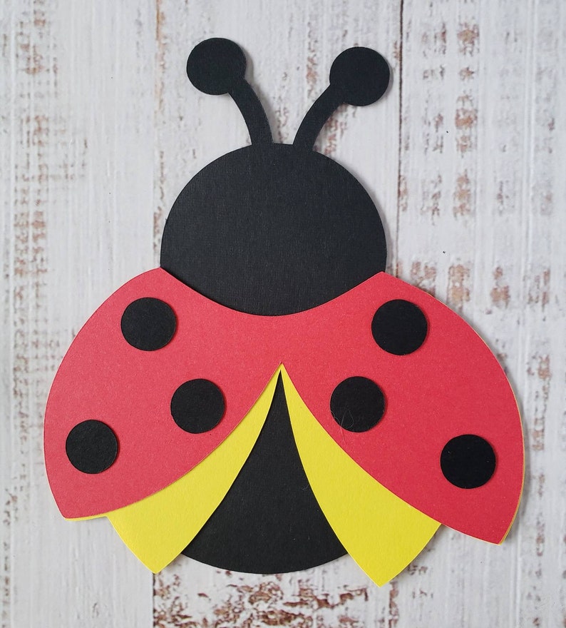 Ladybug Party Invitation | Die Cut | Birthday | Baby Shower | Sample | Sets of 10, 15 & 25