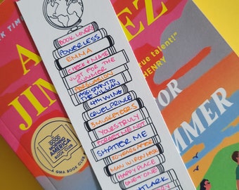 Buchstapel Buch Log Lesezeichen | Nachfüllpackung