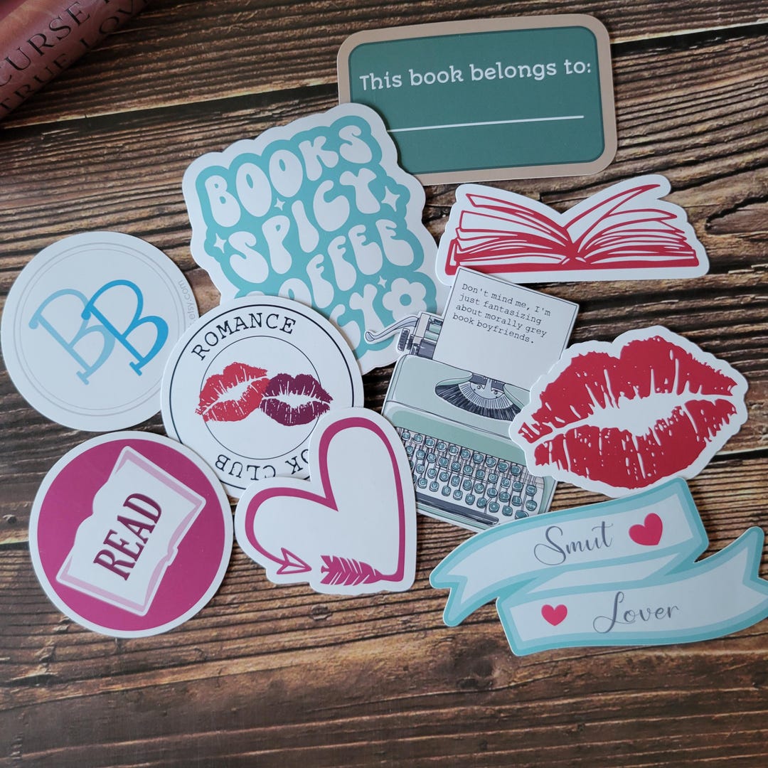 Clvb Sticker Romance Book Club Vinyl Stickers - Etsy