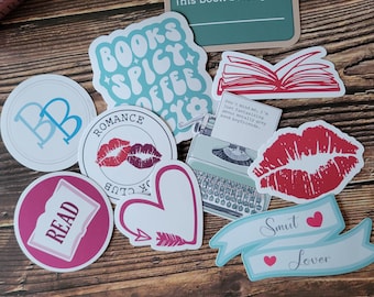 Romance Book Club Vinyl Stickers