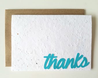 Plantable Thank You Cards