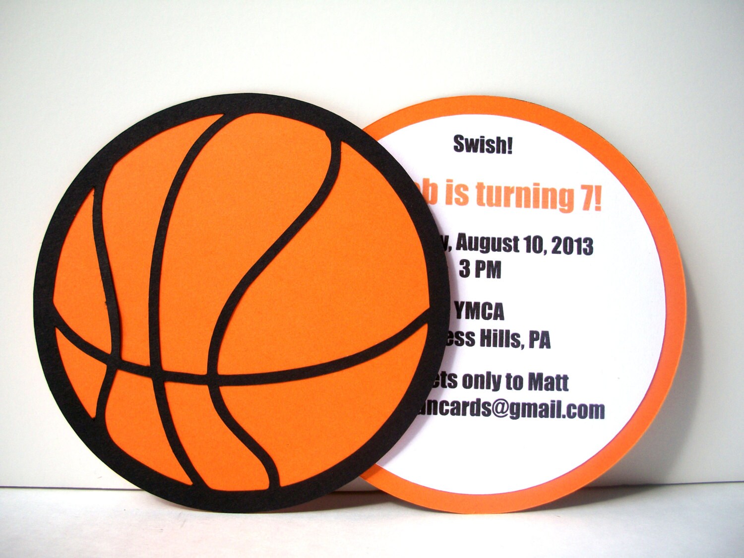Basketball Einladung Packung mit 10 Etsy