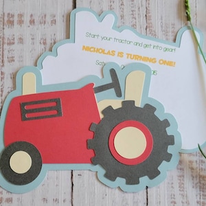 Tractor Invitations