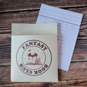 Fantasy Book Club Bibliotheek Pocket Reader Logboek