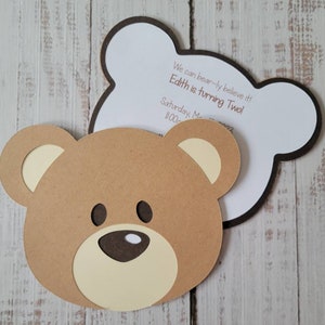 Teddybär-Einladungen