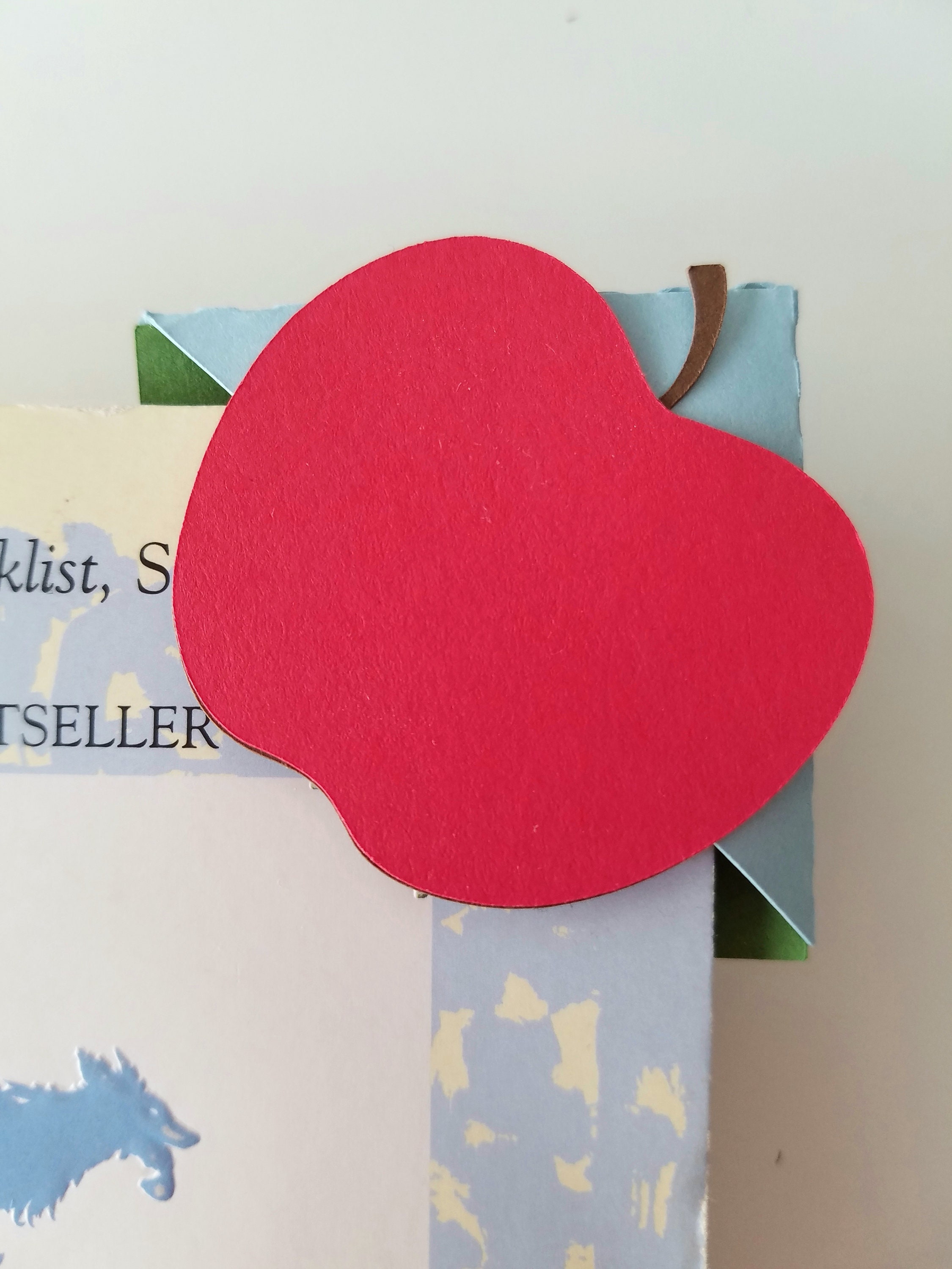 Apple Corner Bookmark Back to School Teacher Gifts Etsy