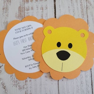 Lion Invitations