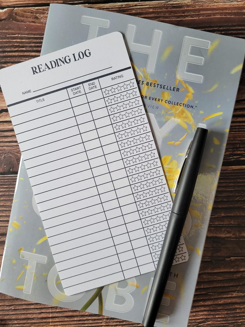 Doppelseitiges Lesezeichen Lesezeichen | 5er oder 20er Pack White