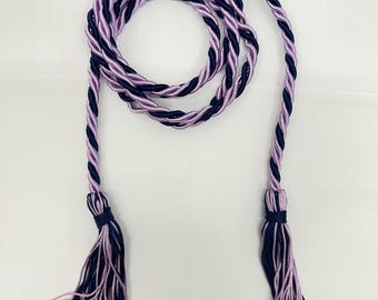 Lilac, Lilac, Navy Graduation Honor Cord Gift