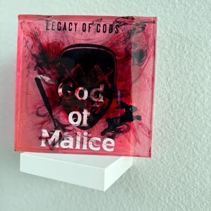 Bookend / shelf decor inspired by Rina Kent’s Legacy of Gods dark romance series