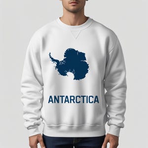 Antarctica Map svg vector | Cold Continent Digital Shirt Art
