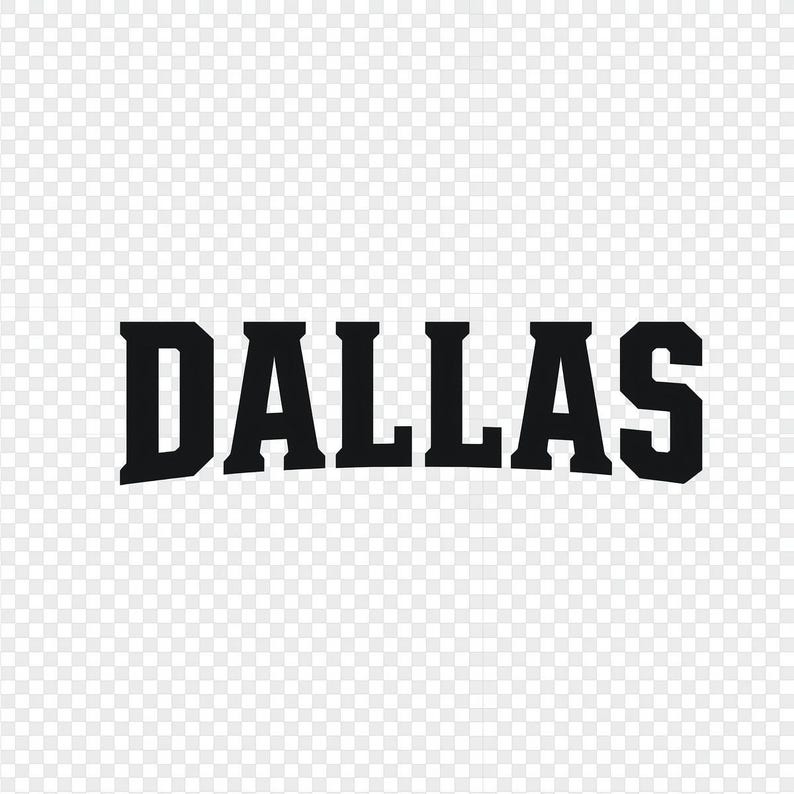 Dallas Retro Collegiate Font SVG: Vintage Sports Logo (digital Download ...