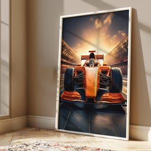 Poster ispirato alla McLaren F1 / Poster in carta semi-lucida di alta qualità