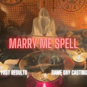 Heiraten Sie mich Zauber, Vorschlag Zauber, Engagement Zauber, Hochzeitszauber, ziehen Verlobung an, schnelle Lieferung