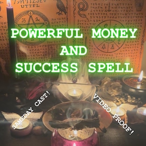 Money Spell, Success Spell, Wealth Attraction Spell, Abundance Energy Spell, Career Growth Ritual, Fast Delivery