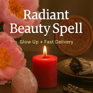 Beauty Spell, Glow Up Spell, Become Irresistible, Attract Beauty Energy, Boost Self Confidence, Fast Delivery
