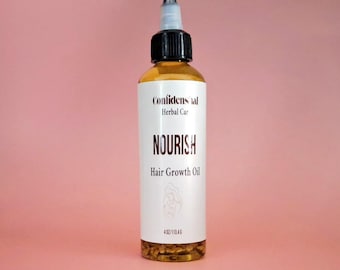 Aceite nutritivo para el crecimiento del cabello/ Aceite Ultimate Hair Growth: mezcla fortalecedora y nutritiva para un cabello más grueso y saludable / 100 ingredientes naturales