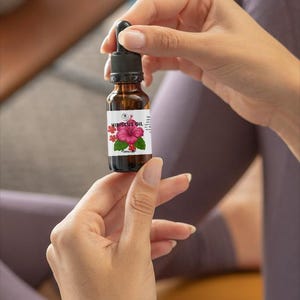 Hibiscus Infused Oil - Natural & Luxurious Skin Care/100% Pure Natural Hibiscus Oil Hibiscus oil for hair and body