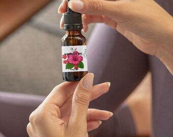 Hibiscus Infused Oil - Natural & Luxurious Skin Care/100% Pure Natural Hibiscus Oil Hibiscus oil for hair and body