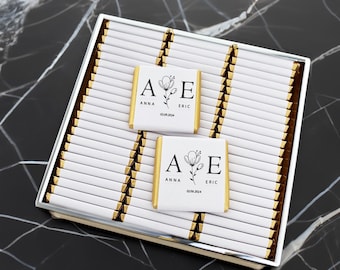 Recuerdos de boda personalizados con chocolate, bombones a medida para invitados, bombones de agradecimiento, obsequios para fiestas de compromiso.