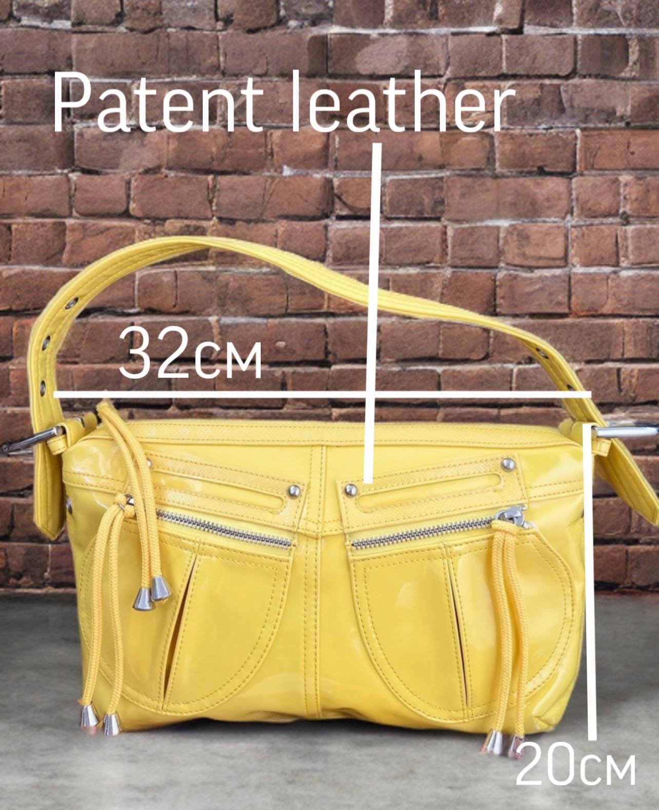 メンズ 2000s ZER leather shoulder bag