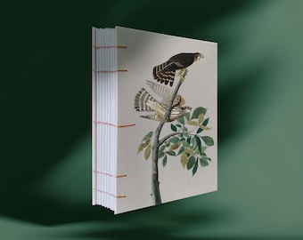 Handmade Vintage Journal Notebook Sketchbook — Pigeon Hawk