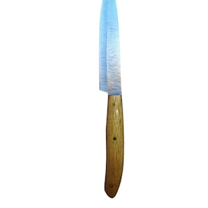 Argentine Craft Hand-Forged Knife Stainless Steel and Mora Wood Length 8.85&quot; Blade 4.72&quot; Can be Engraved. Fantastic Gift