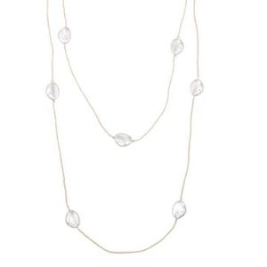 Silver Statement Necklace, Hanging Large Chain Design, Statement Necklace, Hypoallergenic Necklace, Bold Necklace