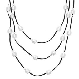 Silver Statement Necklace, Hanging Large Chain Design, Statement Necklace, Hypoallergenic Necklace, Bold Necklace
