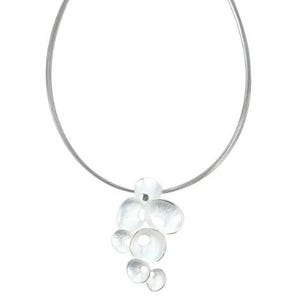 Silver Statement Necklace, Silver Hanging Pendant Design, Statement Necklace, Hypoallergenic Necklace, Bold Necklace