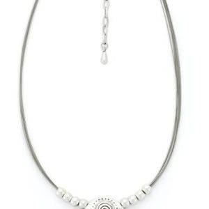 Silver Statement Necklace, Silver Hanging Pendant Design, Statement Necklace, Hypoallergenic Necklace, Bold Necklace