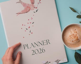 Minimalistisk daglig planeringsmall: Utskrivbart schema, att-göra-lista, digital nedladdning