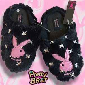 Playboy Bunny Slippers - Etsy display picture 1