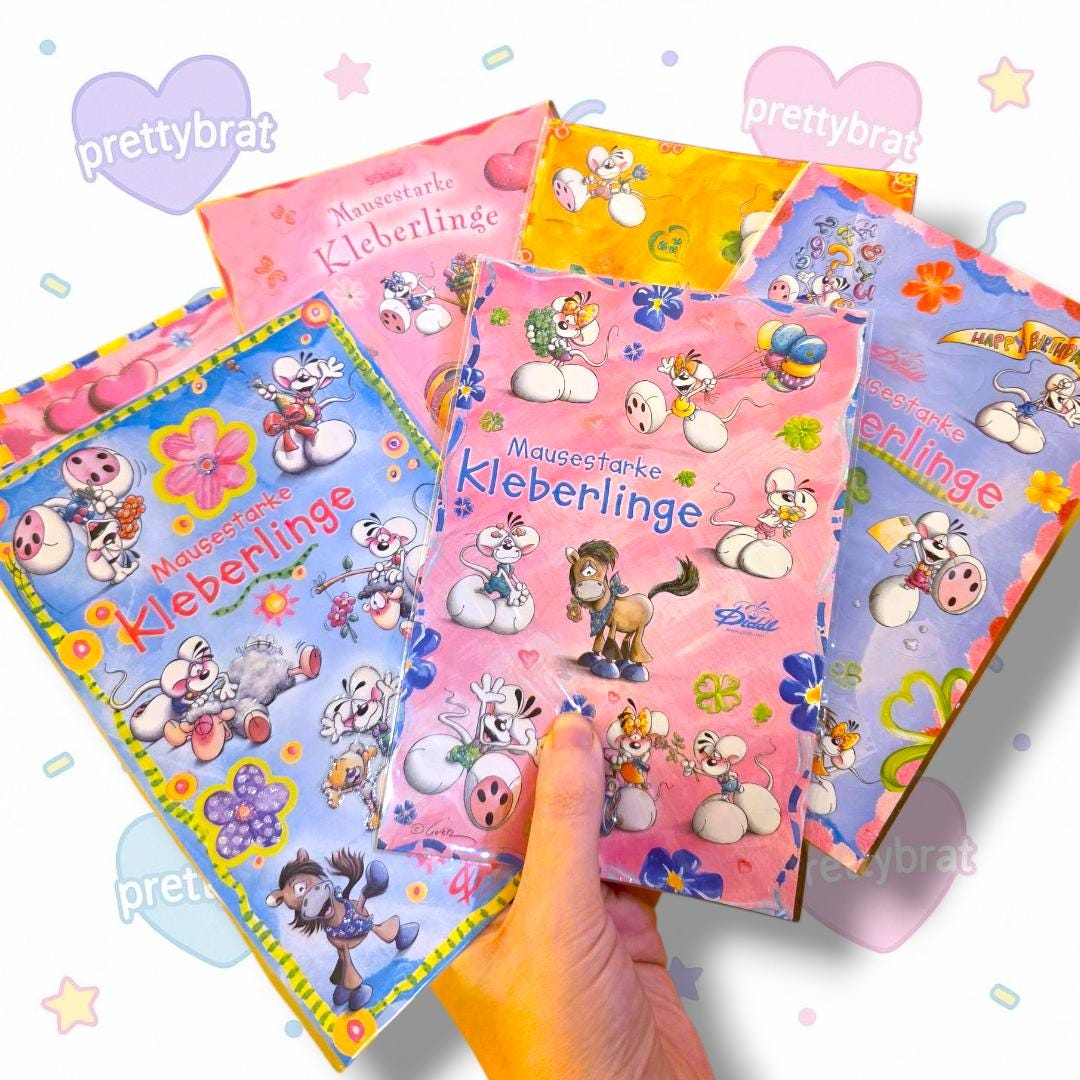 Vintage DIDDL Stickers - Nostalgic 90s 2000s Gift - Vintage Stationery ...