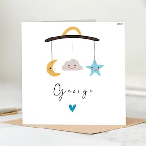 Hola pequeño, recién nacido, tarjeta personalizada para recién nacido, tarjeta de bienvenida al mundo