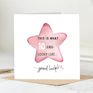Carte personnalisée d'encouragement à l'accouchement amusante pour les futures mamans, vous y êtes presque : continuez à pousser, vous légende !