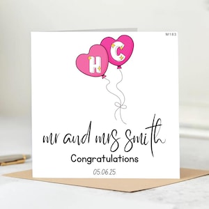 Tarjeta de felicitaciones por su compromiso, tarjeta de compromiso de un amigo, regalo de compromiso, regalo de compromiso personalizado para un amigo, tarjeta de felicitaciones