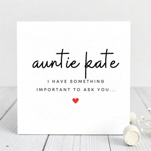 Personalized Godmother Proposal Card- Baby To Godparents Invitation-Will You Be My Godmother Card.