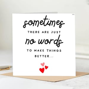 Sympathy Card: Thinking of You, Condolence Card