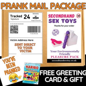 大人のいたずらメールパッケージ：ジョーク誕生日プレゼント