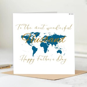 Carte de fête des pères pour mari, carte de fête des pères mari, carte de fête des pères de la femme, carte de fête des pères personnalisée, carte simple pour lui
