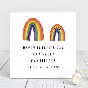 Carte personnalisée Joyeuse fête des pères pour beau-père, carte vraiment merveilleuse.