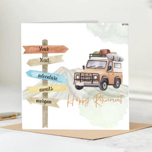 Bonne retraite - Le prochain chapitre - Nouveaux horizons - Un nouveau départ - Carte de voeux - Retraite - Retraite pour un collègue ou un ami.