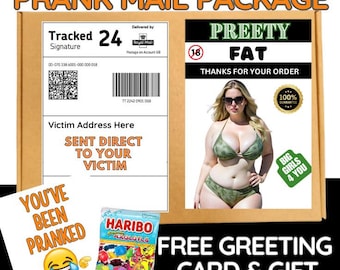 Funny Prank Mail Package Gift, Rude Humor Gag Gift, Body Humor Joke Delivery, Anonymous Prank Box, Bachelor Party or Friend Surprise Gift